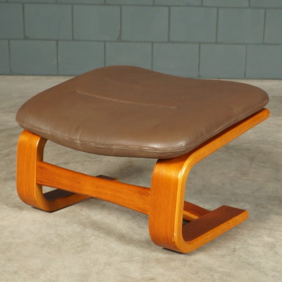 Image 1 of Sillón danés “Apollo” con reposapiés – Svend Skipper – década de 1970
