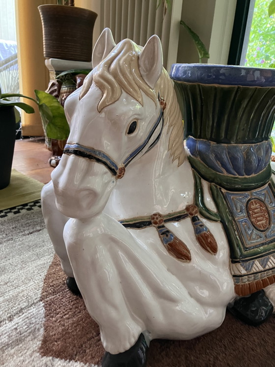 Supporto per piante a forma di cavallo vintage – Colonne, Ceramic (photo 4 of 8)