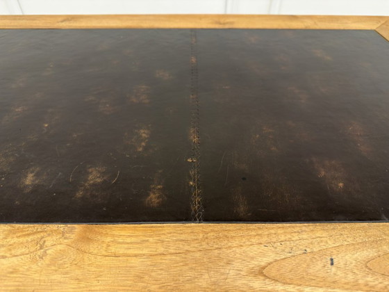 Scrivania Classica Inglese in Legno di Teak – Scrivanie, Leather, Wood (photo 17 of 18)