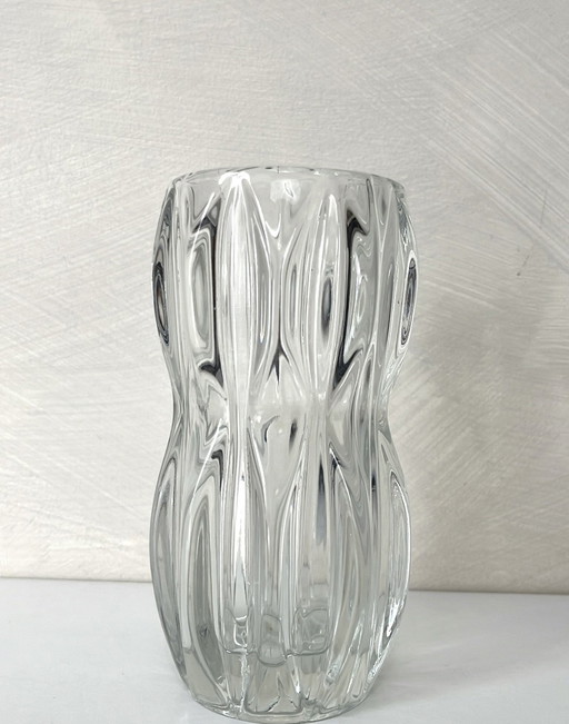 Vase vintage SKLO Union par Jan Schmid, années 60