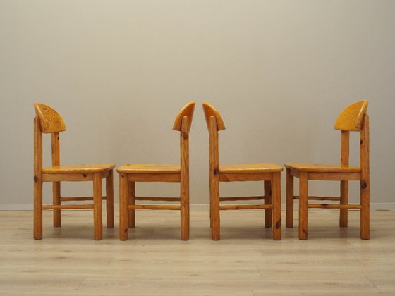 Image 1 of Set van vier stoelen, Scandinavisch design, jaren 60, ontwerper: Rainer Daumiller, fabrikant: Hirtshals