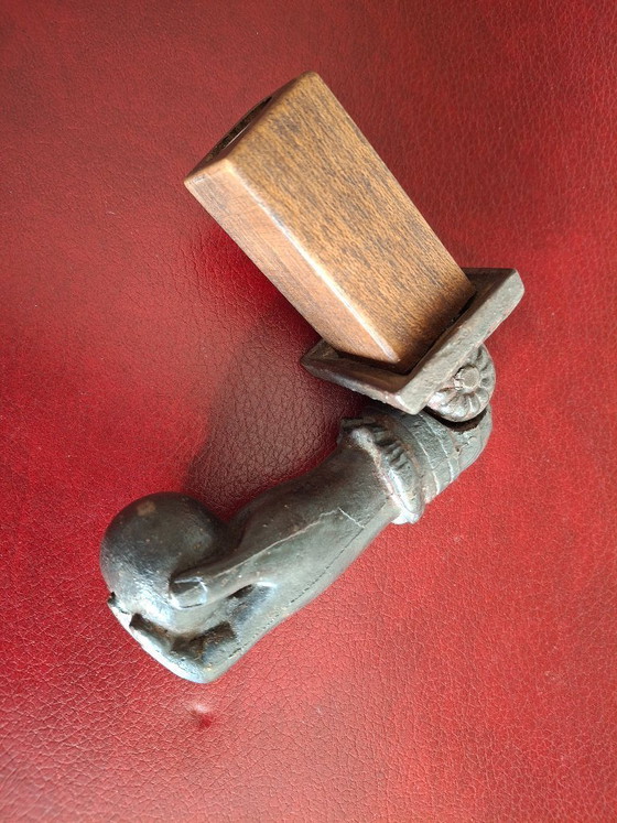 Image 1 of Gietijzeren deurklopper, 19e eeuw of eerder.