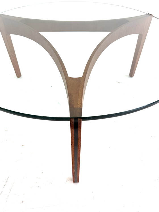 Table basse vintage en teck et verre, Sven Ellekær ‘60 – Tables basses, Wood, Glass (photo 5 of 11)