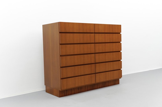 Image 1 of Mid-Century Walnut Chest of Drawers, 1960s