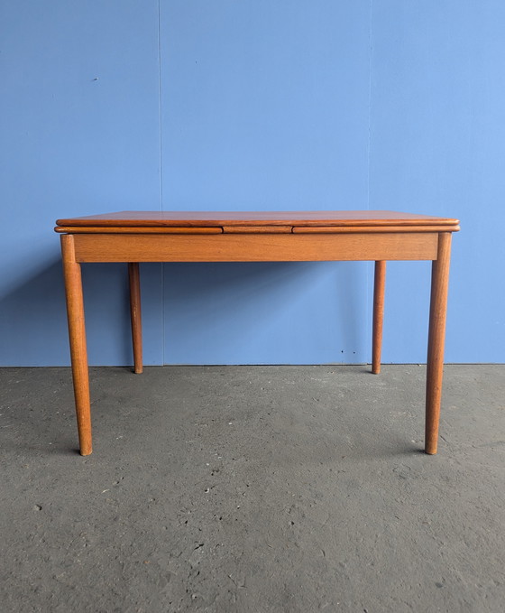 Image 1 of Midcentury teak extendable table