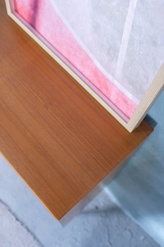 Image 1 of Vintage teakhouten boekenkast, ladekast, dressoir, Deense stijl uit het midden van de 20e eeuw