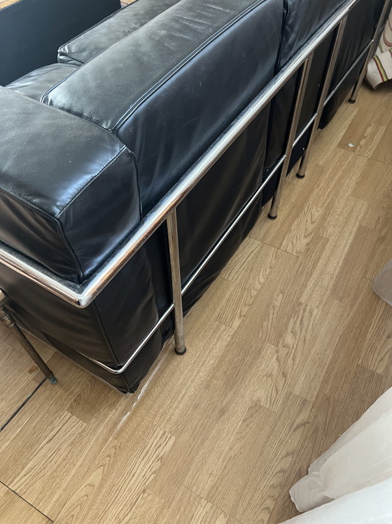 Image 1 of Divano in pelle a 3 posti LC2