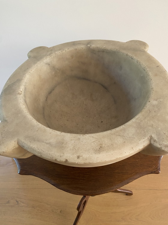Vijzel Ca.1850 – Decoratieve objecten, Marble, Stone (photo 4 of 5)