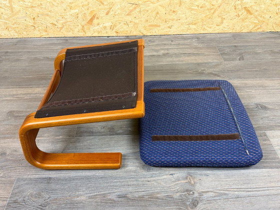 1960s/70s teak stool/ottoman by Svend Skippers Furniture Denmark – Footstools & poufs, Textile (photo 13 of 13)