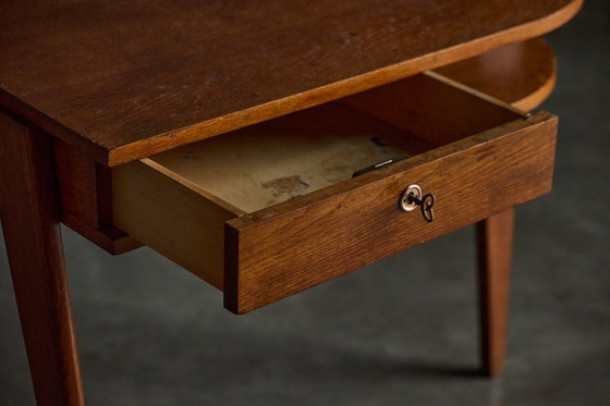 Image 1 of Tripod Desk by Jacques Adnet, France, 1950s