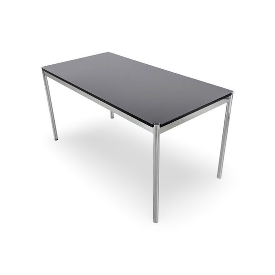 Image 1 of USM Haller tafel, granietdesign, bureau, zwart