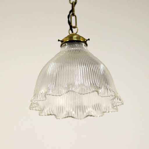 Lampada a sospensione Art Déco Holophane