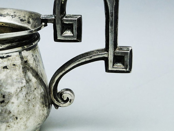 Biedermeier-Zuckerdose aus Silber, Österreich, 19. Jahrhundert – Tischdekoration, Silver (photo 5 of 13)