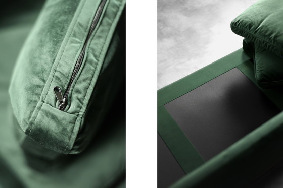 Image 1 of Canapé et Chaise Vintage en Palissandre et Velours Vert Bouteille par Knut Sæter pour Vatne Møbler, Norvège, 1960s, Set de 2