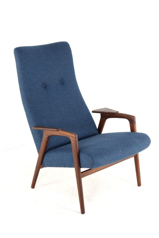 Pastoe Ruster FT08 poltrona vintage restaurata e imbottita – Poltrone, Legno (photo 10 of 15)