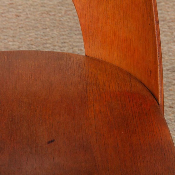 Image 1 of Set van 4 vintage stoelen van Oswald Haerdtl voor Ton, 1960.