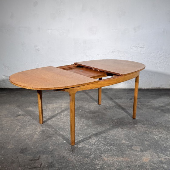 Nathan Extendable Oval Dining Table, 1960s – Wood (photo 6 of 13)