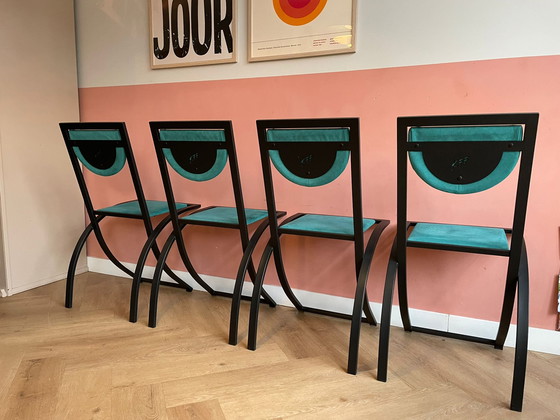 Image 1 of Set di 4 sedie vintage Karl Friedrichs Foster Sinus