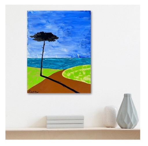 Acrylique au Couteau de Frederic Cadiou