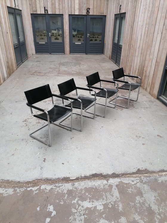 Image 1 of 4x Mart Stam model s 34 stoelen