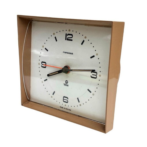 Poltik Monoclock mechanischer Wecker, Polen, 1970er Jahre.