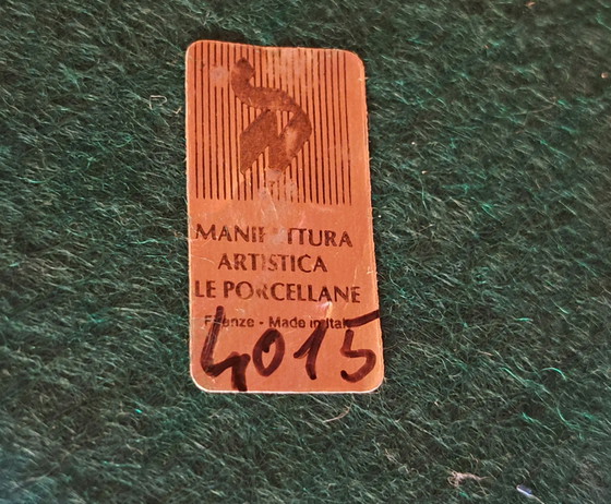 Image 1 of Lampada da tavolo La Porcellane Firenze 4015 – Porcellana dipinta a mano e oro – Classico del design italiano