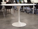 Tulip" table Diam. 120 White