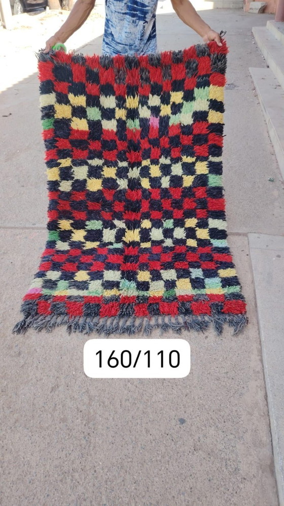 Image 1 of Handgeknoopt Berber kleed wol 160x110cm
