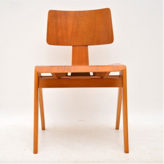 Image 1 of SILLAS DE COMEDOR DE ROBIN DAY PARA HILLE, DÉCADA DE 1950,