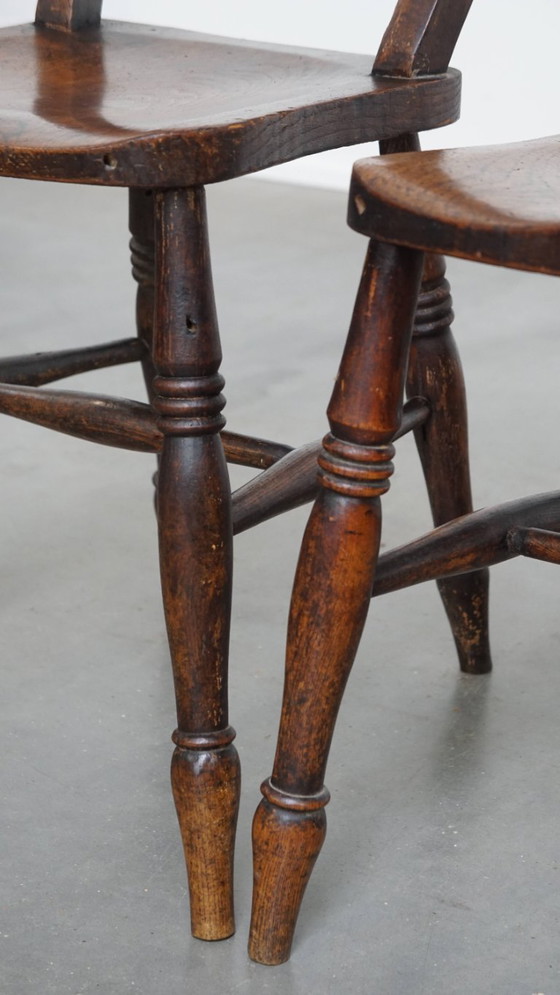 Image 1 of 12 x Antiker englischer Oxford Ess-/Küchenstuhl