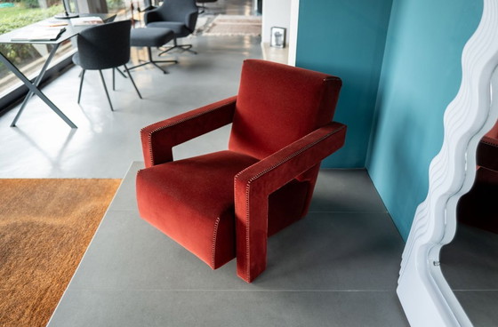 Image 1 of CASSINA 637 UTRECHT In Vinaccia B/Bordeaux SOFT VELVET