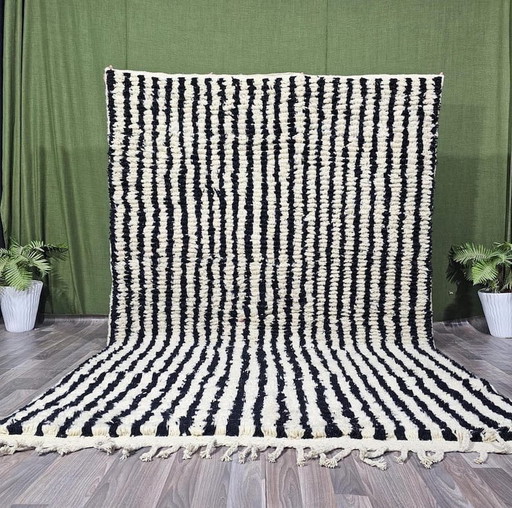 Beni Ouraine tapijt, handgemaakt, formaat 150/350 cm – Accupunto, vloerkleden en tapijten, Wool