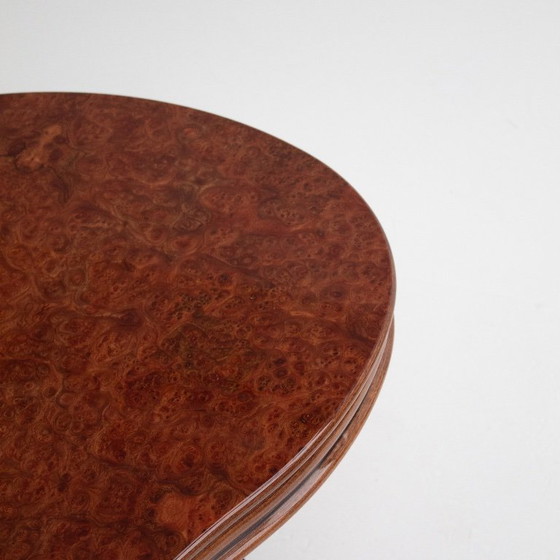 Image 1 of Tavolino da caffè in legno di radica curvato