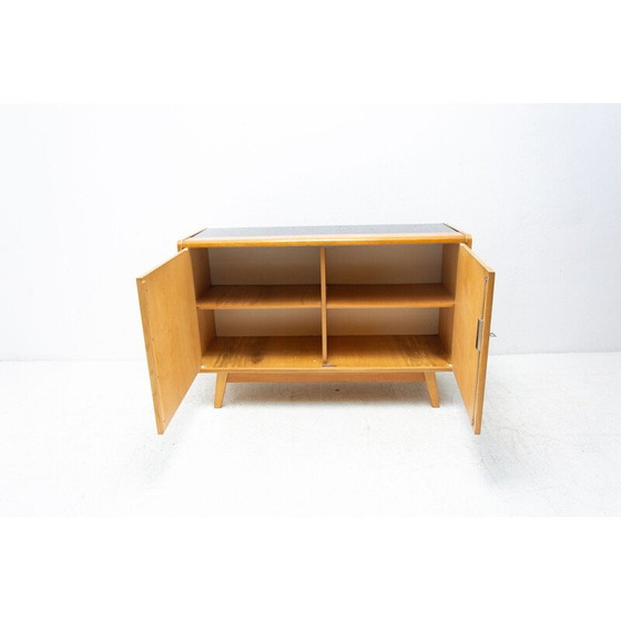 Image 1 of Vintage sideboard made of beech wood and opaxite glass by Hubert Nepožitek and Bohumil Landsman for Jitona, 1960