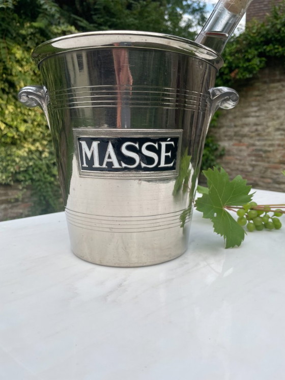 Image 1 of Art Déco 1930 Raffreddatore per champagne Raffreddatore per vino Massé francese