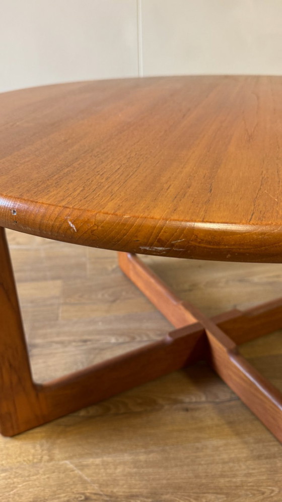 Image 1 of Tavolino rotondo in teak, Burchardt Nielsen