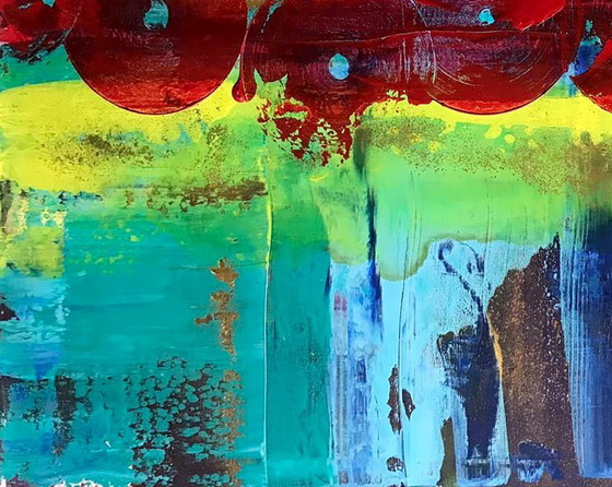 Image 1 of Original Acrylic Painting Abstract Expressionism Dance of Life
