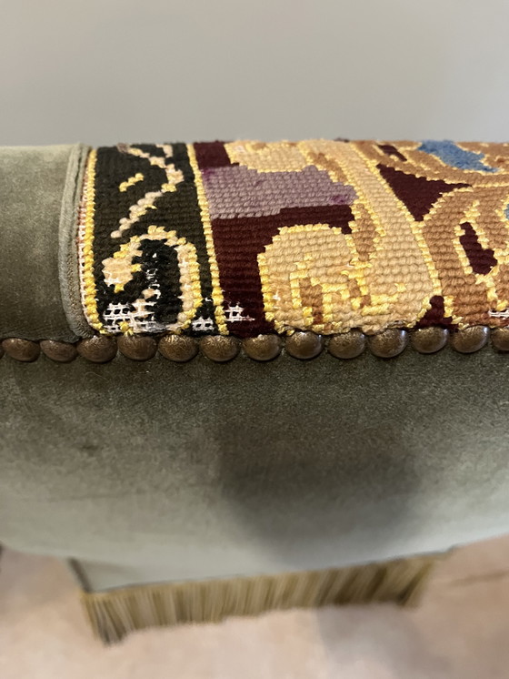 Image 1 of Coppia di poltrone in velluto