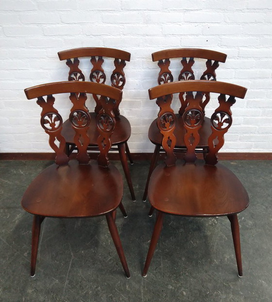 Image 1 of 4x Ercol chair model 375 1960s