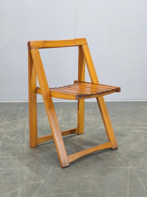 Silla plegable Trieste de Aldo Jacober para Alberto Bazzani, década de 1960.