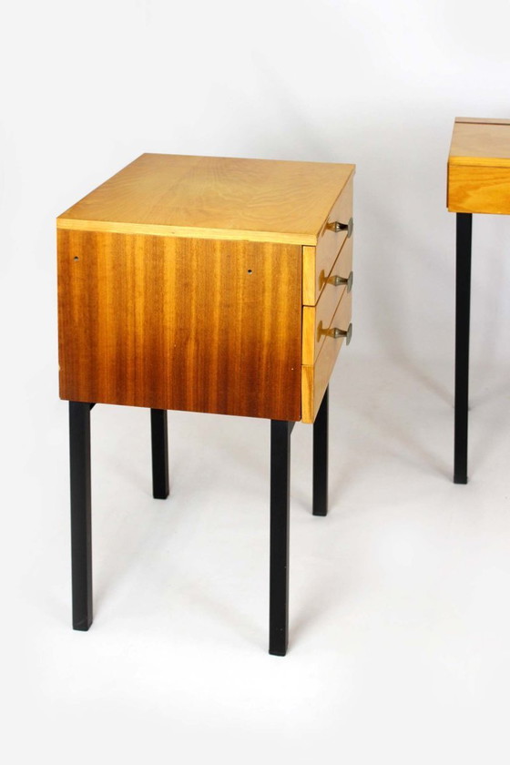Image 1 of Mid-Century Modular Ash Desk with Mirror from Up Zavody, Czechoslovakia, 1970s