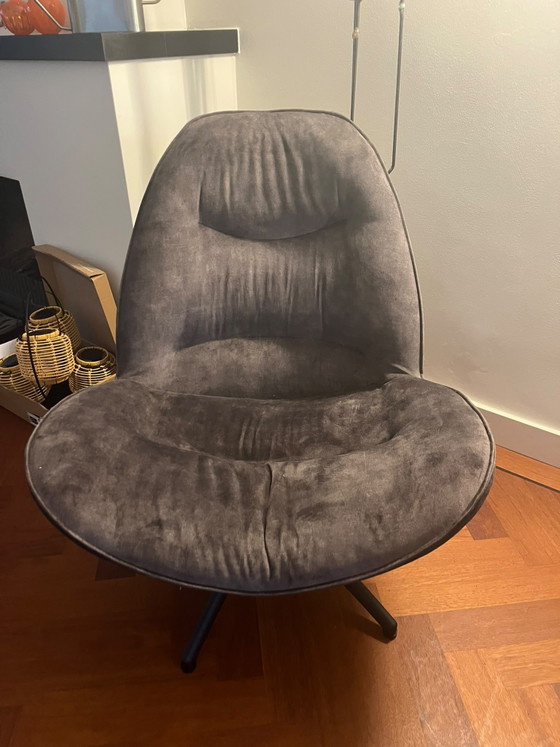 As Good As New: Swivel Chair – Piet Klerkx, Metal, Velvet (photo 4 of 5)