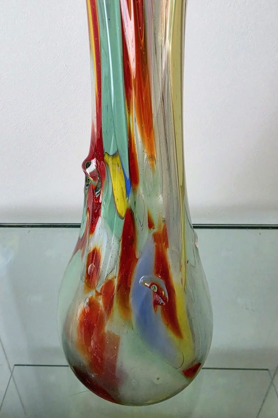 Zabkowice Glassworks Polonia, vaso multicolore – Vasi, Vetro (photo 5 of 13)