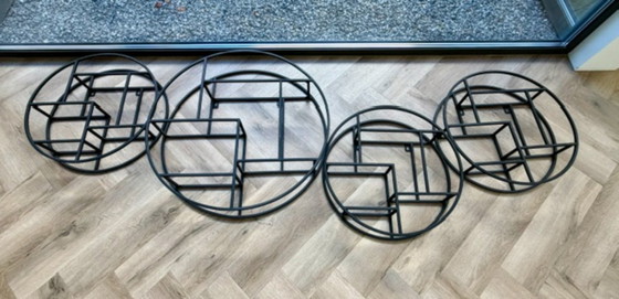 Bolia Circular Shelf wall racks – set of 4 – Wall decoration, Glass (photo 14 of 22)