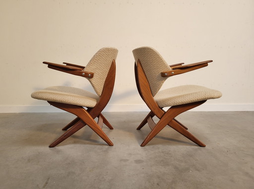 Set Vintage Pelican Chairs, Louis Van Teeffelen