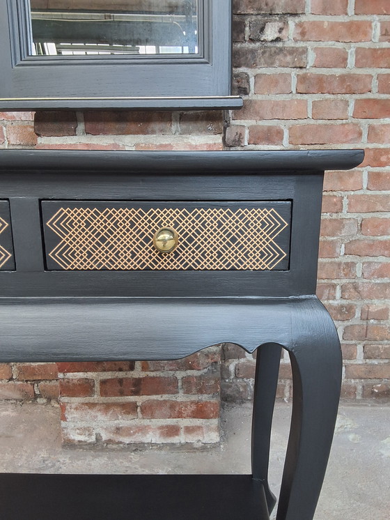 Image 1 of Table d'appoint - Console + Miroir