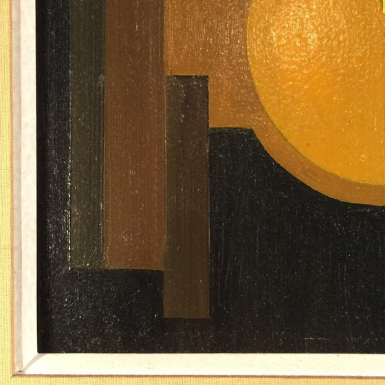 Jean Boquet, Abstraction Géométrique, Huile sur Panneau, Années 1940 – Peintures et dessins, Metal, Other (photo 8 of 14)
