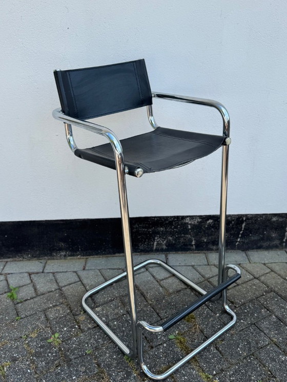Image 1 of Sgabello Bauhaus in acciaio tubolare