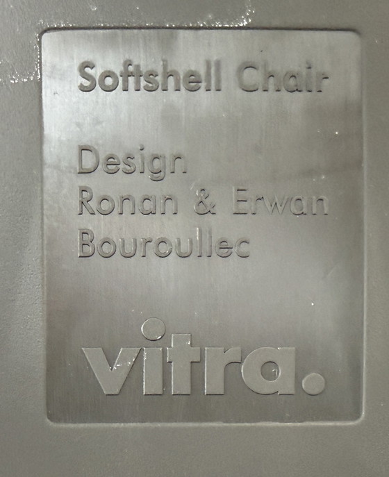 Image 1 of Vitra Softshell stoel - set van 4