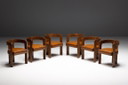 Chaises de salle à manger par Marzio Cecchi, Italie, années 1970